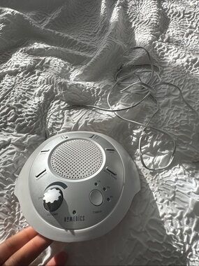 Homedics White Sound Machine - Light Gray